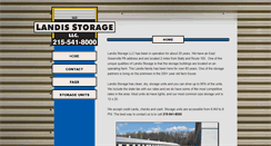 Desktop Screenshot of landistorage.com
