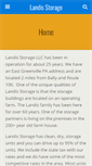 Mobile Screenshot of landistorage.com