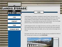 Tablet Screenshot of landistorage.com